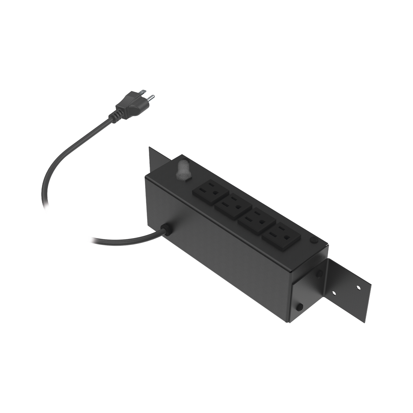 Reliable 4-Outlet Power Strip (NEMA 5-15R) Input/Voltage Output: 120Vac/10A Max. Option to Install in Desk or Wall.