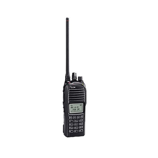 Advanced 512 Channels, Portable Digital Radio 136-174 MHz, Belt Clip, and Antenna., 5 W Power, Version with Keypad DTMF with GPS. Supplied with Battery