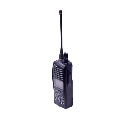 Top Quality Rx-Tx: 400-470MHz, Charger, Over the air alias. Supplied with Battery, and Antenna, Belt Clip, submersible IP67, type-C trunking, Transceiver ICOM digital portable