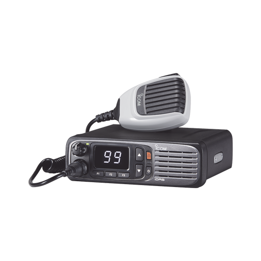 Top Quality in the range of 380-470MHz, and bluethooth. Includes microphone, 99 selectable channels, power cable and bracket., Digital mobile radio with numerical display, GPS