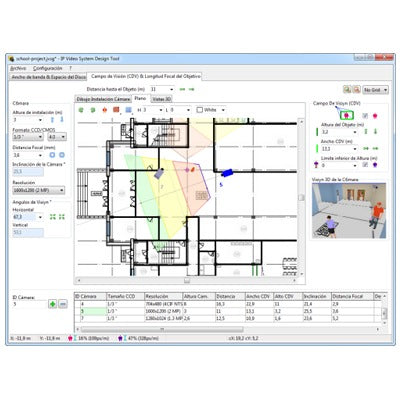 Top Quality IP Video System Design PROFESSIONAL Tool. Upto 64 Cameras per Project