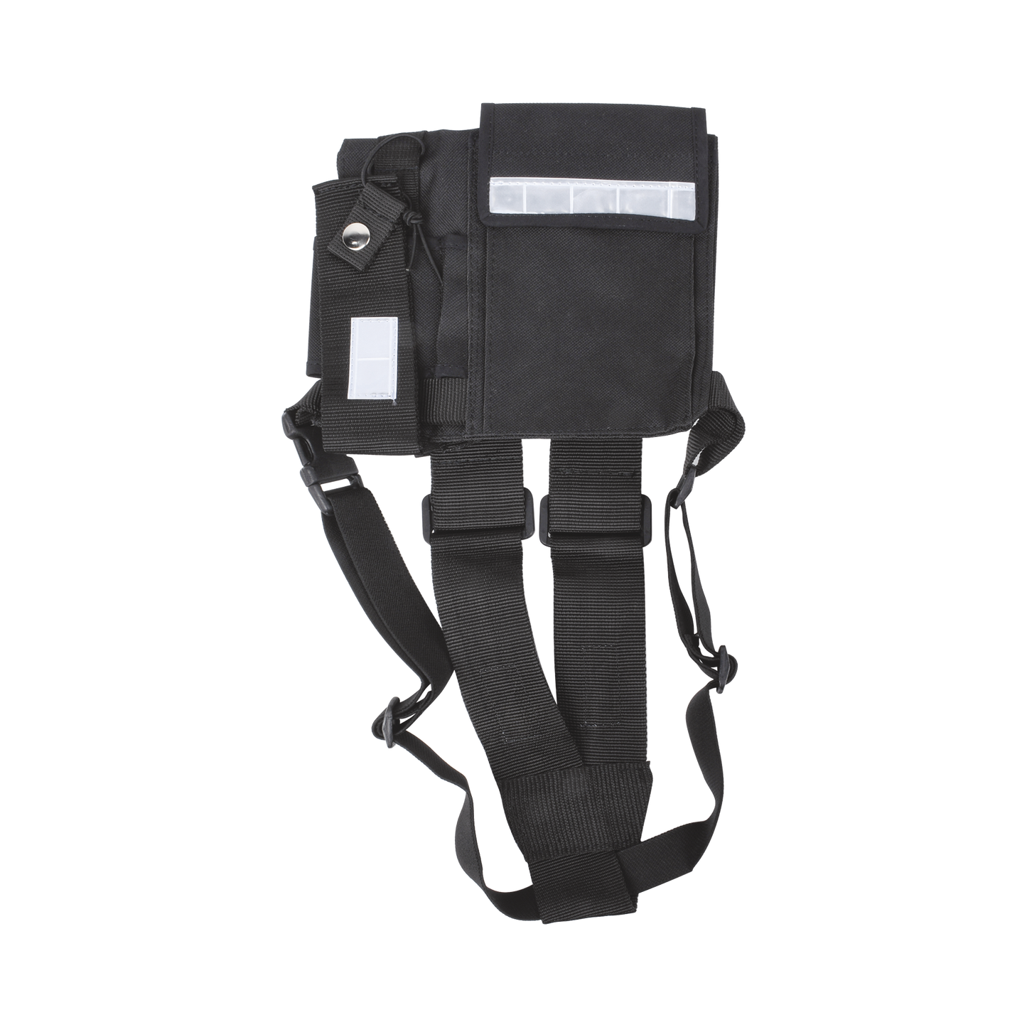 Reliable Universal Vest Pack with radio holder, pen support and adhesive tape Secured Pouch. Without Logo.