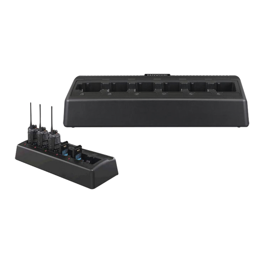 Top Quality MULTI CHARGER FOR 6 UNITS  (KNB-26N / KNB-55L / KNB-56N / KNB-57L / KNB-68LC / KNB-78LM / KNB-79LCM)