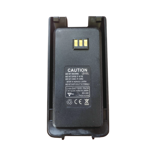 High Performance Li-Ion Battery 7.4 V @ 2200 mAh for Handheld Radios TX680