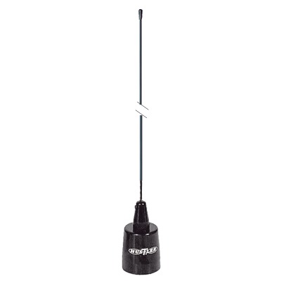 Advanced 200 W, 130 cm / 51 in. maximum length., VHF Mobile Antenna, Field Adjustable, 3 dB gain, Black Coil, Frequency Range 148 - 174 MHz