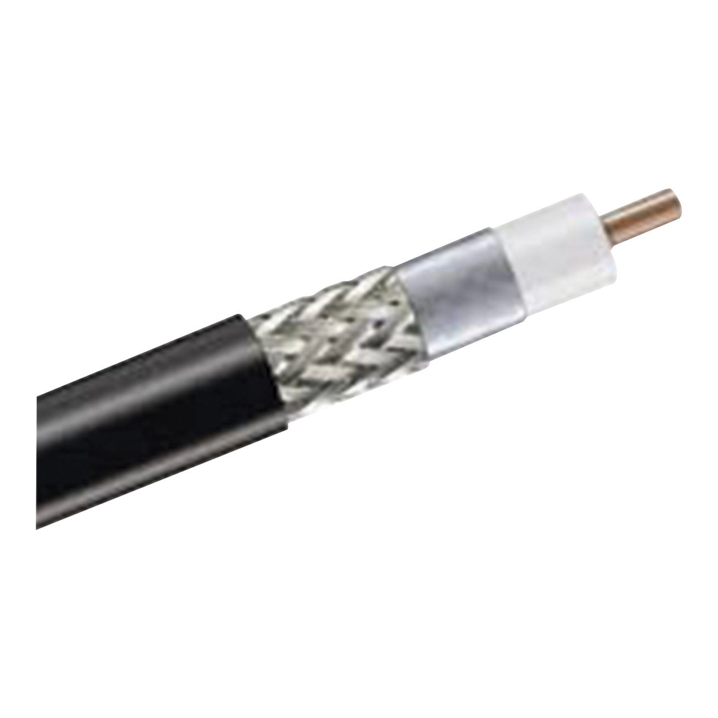 Affordable LINKEDPRO Coaxial Cable 1000 ft Reel RG-8 50 Ohms with Copper Clad Aluminum Conductor and Tinned Copper Coated Aluminum Mesh