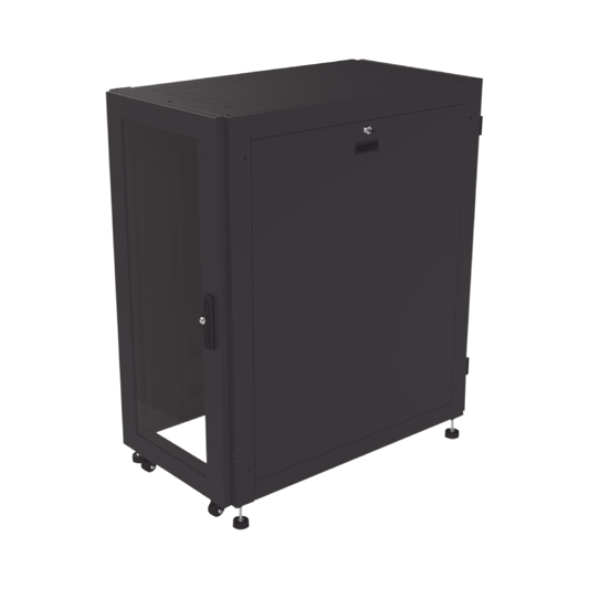 Best 24U Professional Network Cabinet with 19" Standard Rack and Glass Door (600 mm Width x 1000 mm Depth)