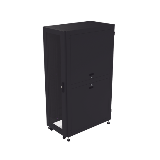 Advanced 37U Professional Network Cabinet with 19" Standard Rack and Glass Door (600 mm Width x 1000 mm Depth)