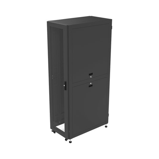 Top Quality 45U Professional Network Cabinet with 19" Standard Rack and Glass Door (600 mm Width x 1000 mm Depth)