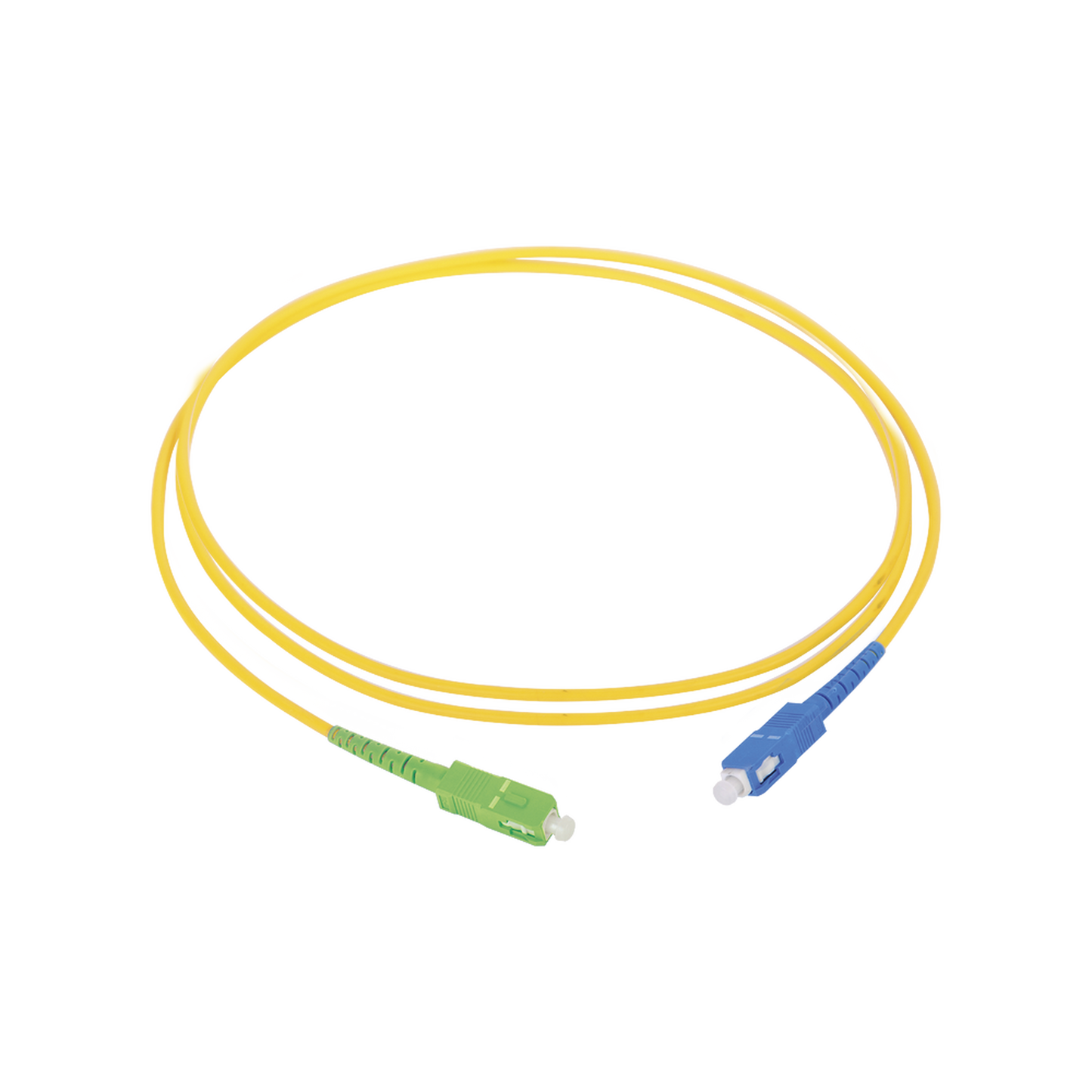 High Performance Patchcord SC/APC-SC/UPC, SIMPLEX, Diameter 2mm, Single-mode Fiber SM G657A2, Cover LSZH, Length: 3 ft (1 m)