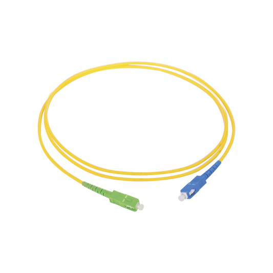 High Performance Patchcord SC/APC-SC/UPC, SIMPLEX, Diameter 2mm, Single-mode Fiber SM G657A2, Cover LSZH, Length: 3 ft (1 m)