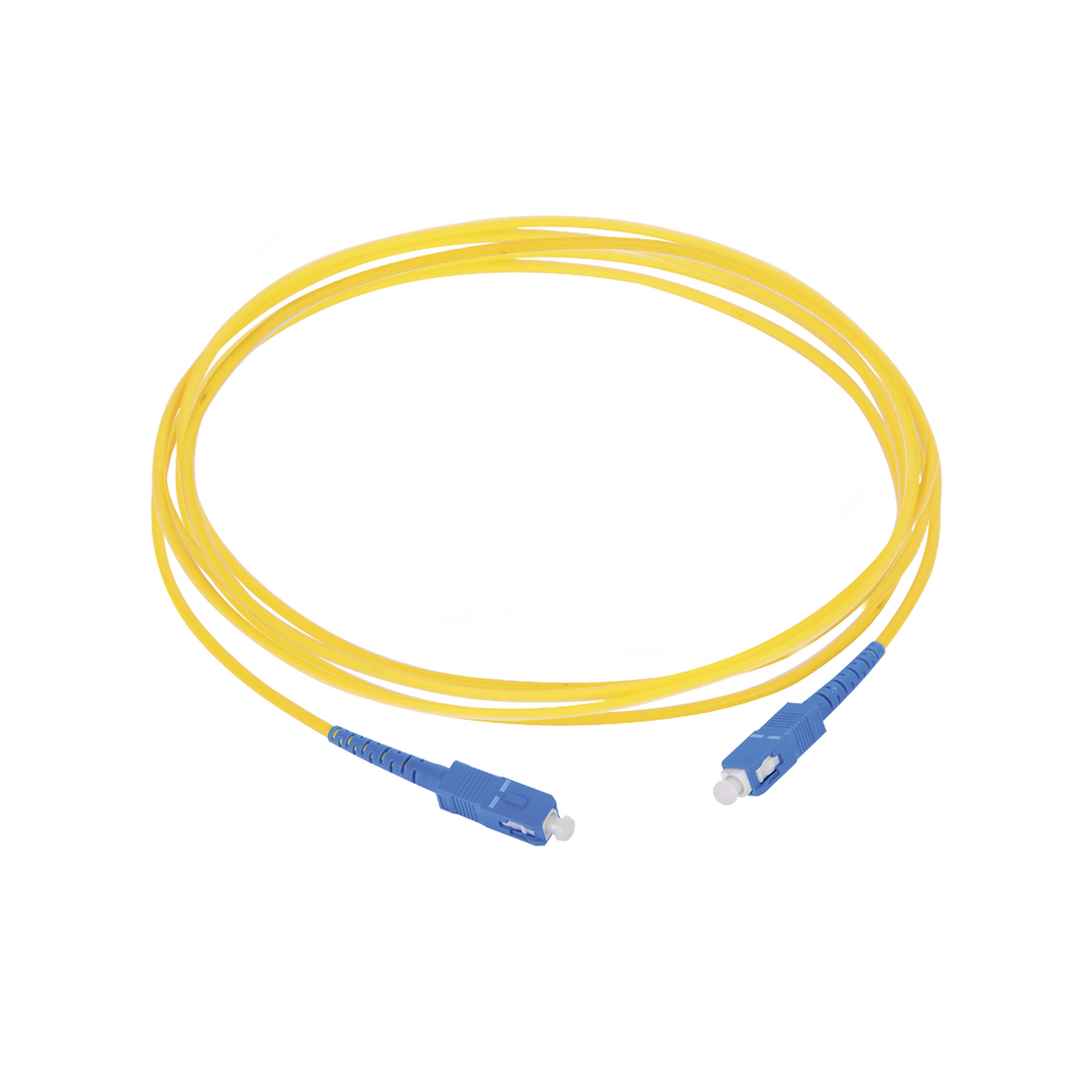 High Performance Diameter 2mm, Length: 7 ft (2 m), Cover LSZH, SIMPLEX, Patchcord SC/UPC-SC/UPC, Single-mode Fiber SM G657A2