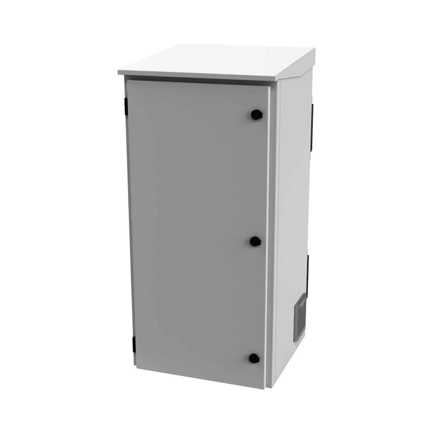 Reliable 19" 24U Outdoor Enclosure for Post/Tower/Wall with Fans and Thermostat