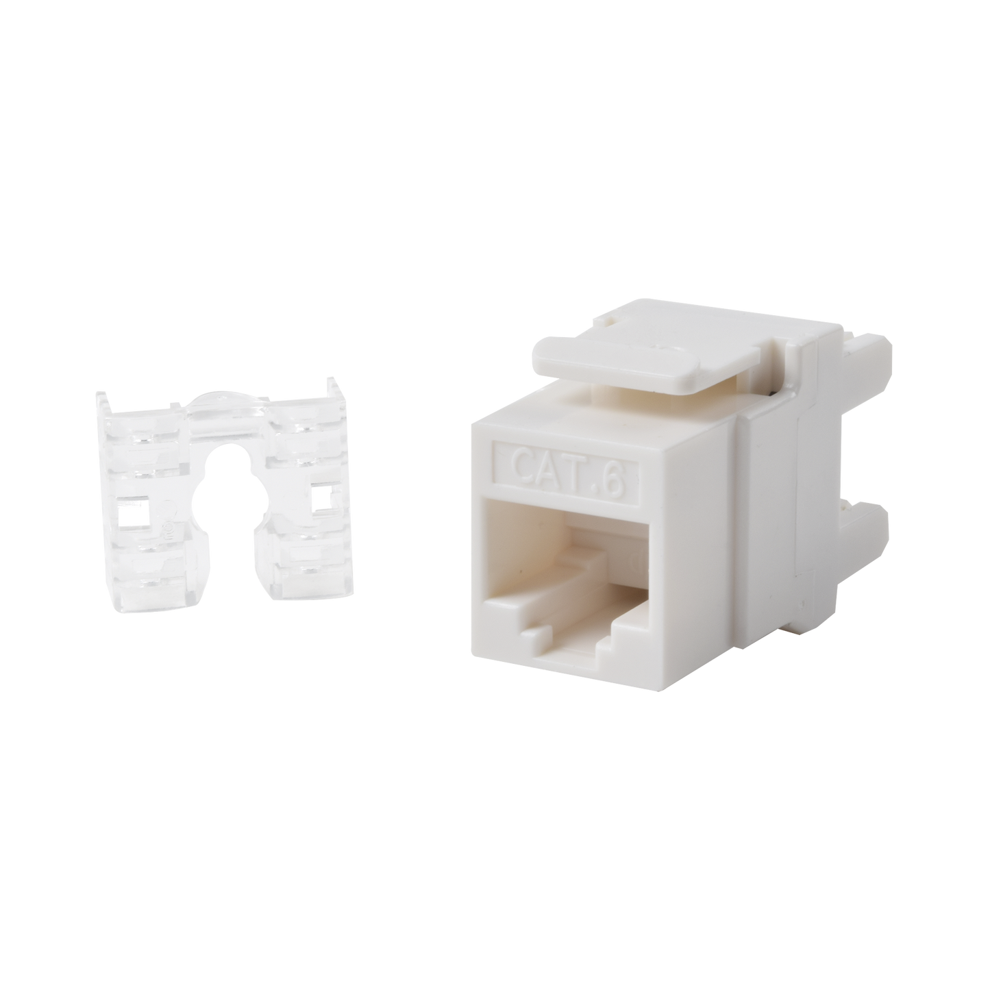 Advanced 180º White Color, Jack Keystone cat6 Module