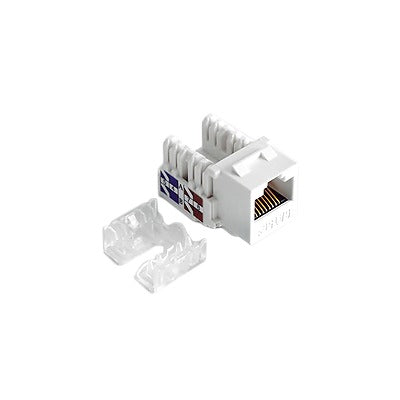 Best Module Jack Keystone for faceplate Cat6 with 110 (Punchdown) - White Color