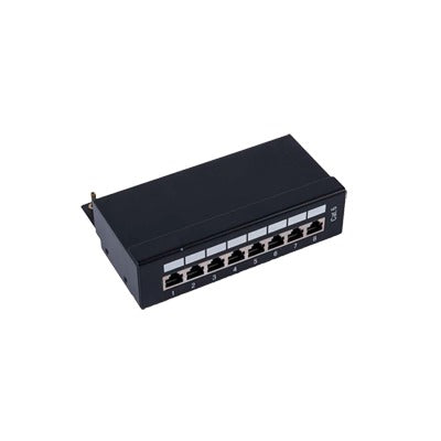 Affordable Patch Panel STP Cat6, 8 Ports