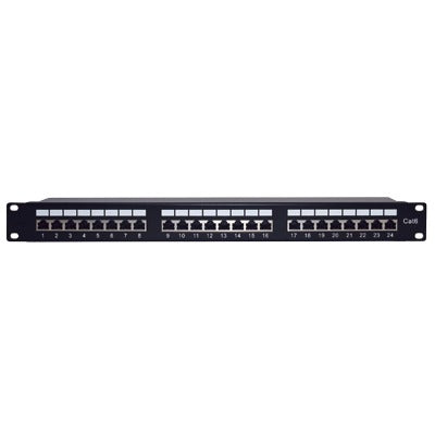 High Performance 24-Port, 1U, 19-inch Patch panel STP Cat6