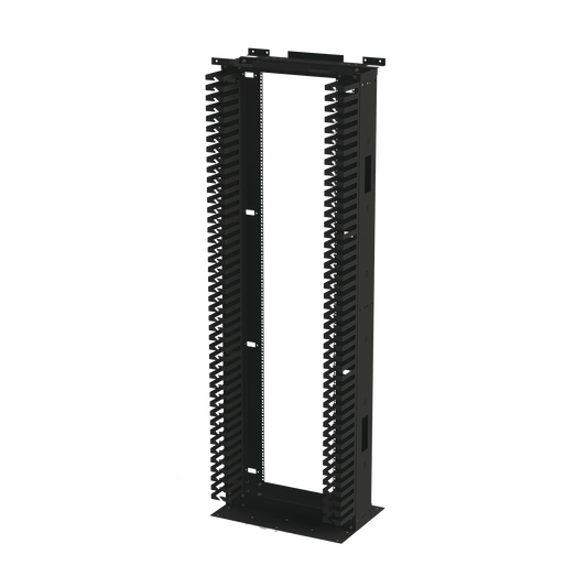 High Performance 45U 7ft x 19in Professional 2-post Open Frame Rack, Vertical Cable Management