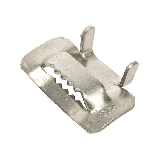 High Performance Stainless Steel Buckle Tooth Type, 5/8", 100 pieces