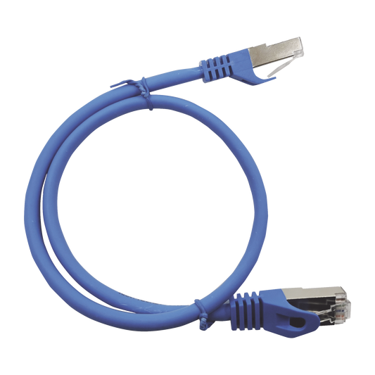 Reliable Patch Cord Cat6A 10G shielded 3.0M ( 9.84 ft )  blue color