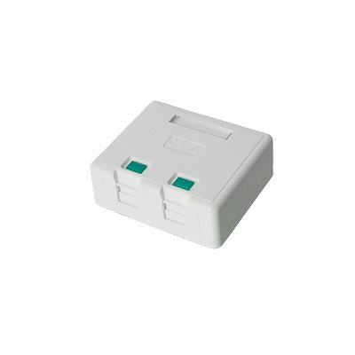 High Performance 2-port Wall Box without Jack