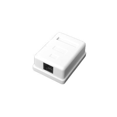 High Performance Wall Box with 1-Port UTP Cat5e Jack