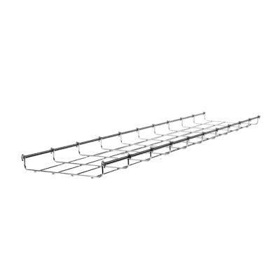 Best 1.3/3.94 in (33/100mm) Width, Section 9.84ft (3m), up to 52 Cat6 Cable, Wire Mesh Cable Tray, Electro Galvanized