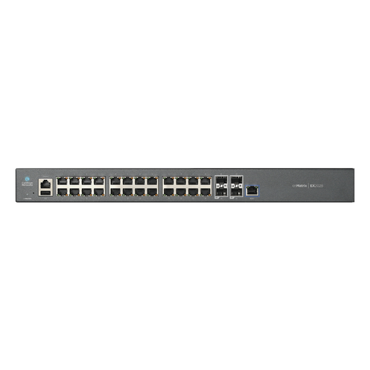 Reliable (MX-EX2028XXA-U) cnMatrix Switch / 24-ports Smart Gigabit Ethernet / 4 SFP / Cloud Management