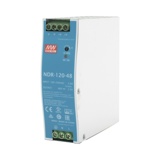 Affordable 48V 120W  Single Output Industrial Din Rail Power Supply