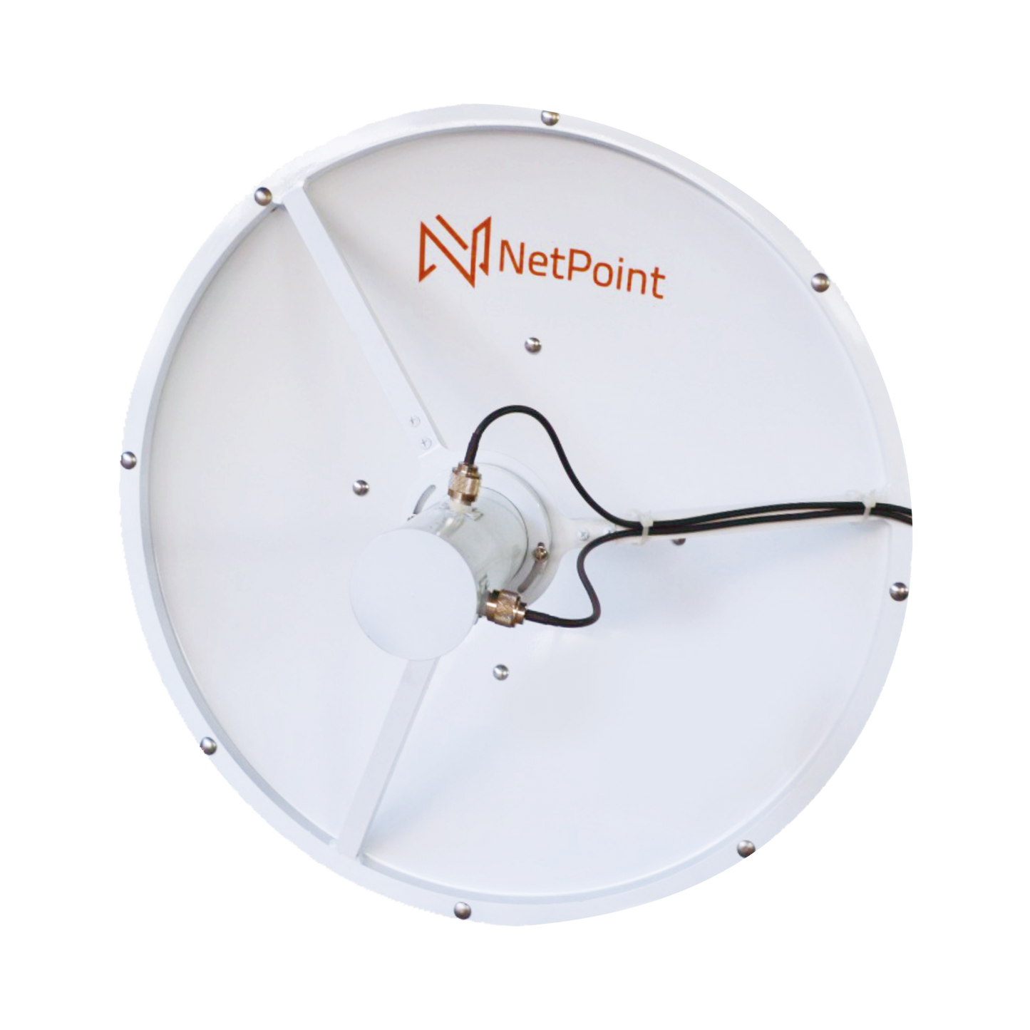 Best Gain 31 dBi, Directional Antenna, 2 N-Female Connectors, 4 ft Diameter, 3.3-3.9 GHz