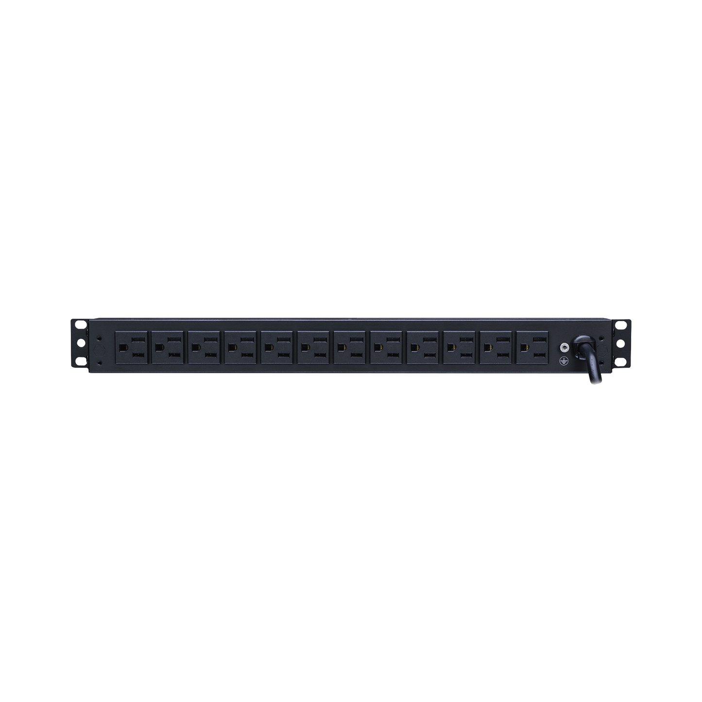 Best PDU for Basic Energy Distribution with 12 Outlets NEMA 5-15R Back and 2 Outlets 5-15R Front of 1 Rack Unit