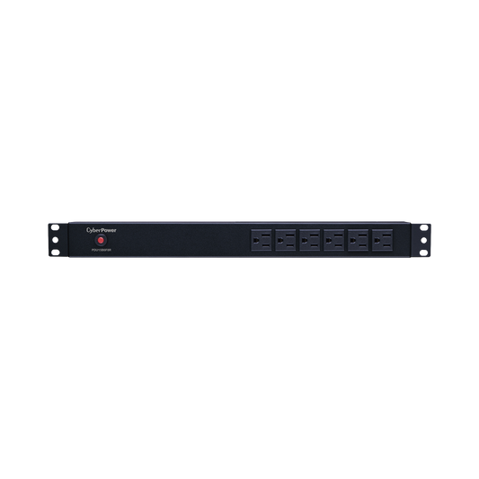 Affordable PDU for Basic Energy Distribution with 8 Outlets NEMA 5-15R Back and 6 Outlets 5-15R Front of 1 Rack Unit