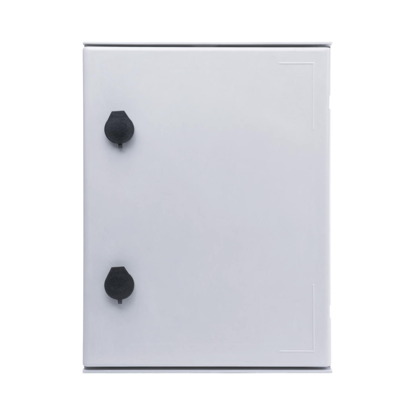 High Performance Single Door Polyester Wall Mount Enclosure (300 x 400 x 200 mm). And Plastic Backplate for equipment assembly.