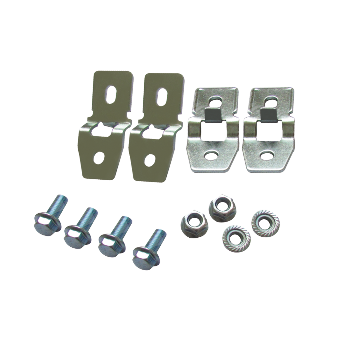 High Performance Set of 4 Metallic Mounting Tabs for Wall Cabinets PST Series. Includes Nut and Screw