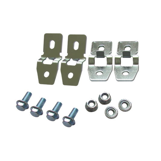 High Performance Set of 4 Metallic Mounting Tabs for Wall Cabinets PST Series. Includes Nut and Screw