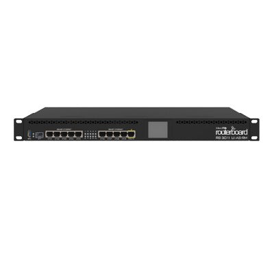 Reliable RouterBoard, 1 GB Memory, License Level 5, Rack Mount, 10-Port Gigabit Ethernet, 1-Port SFP, CPU 2 Cores