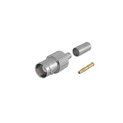 Best BNC Female Connector for crimp on RG-58/U, RG-142/U cables.