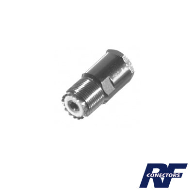 Affordable Nickel/ Silver/ PTFE., Straight UHF Female Connector (SO-239) to Clamp RG-8/U, 9913, LMR-400 Cables