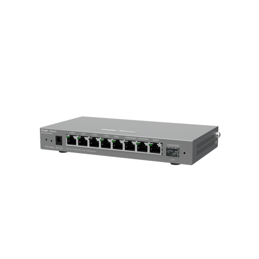 Top Quality 200 Users, Up to 600 Mbps, 8 Gigabit ETH, RG-EG209GS Reyee 9-Port Gigabit Cloud Managed SFP Router, 1 SFP