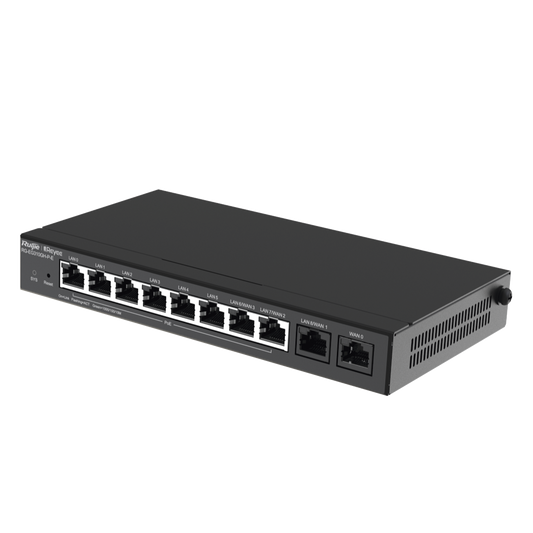 Advanced Reyee10-Port High-Performance Cloud Managed PoE Office Router, RG-EG310GH-P-E