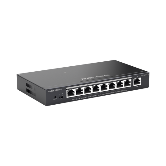 Reliable 9-Port Gigabit Smart Cloud Managed PoE Switch, RG-ES209GC-P