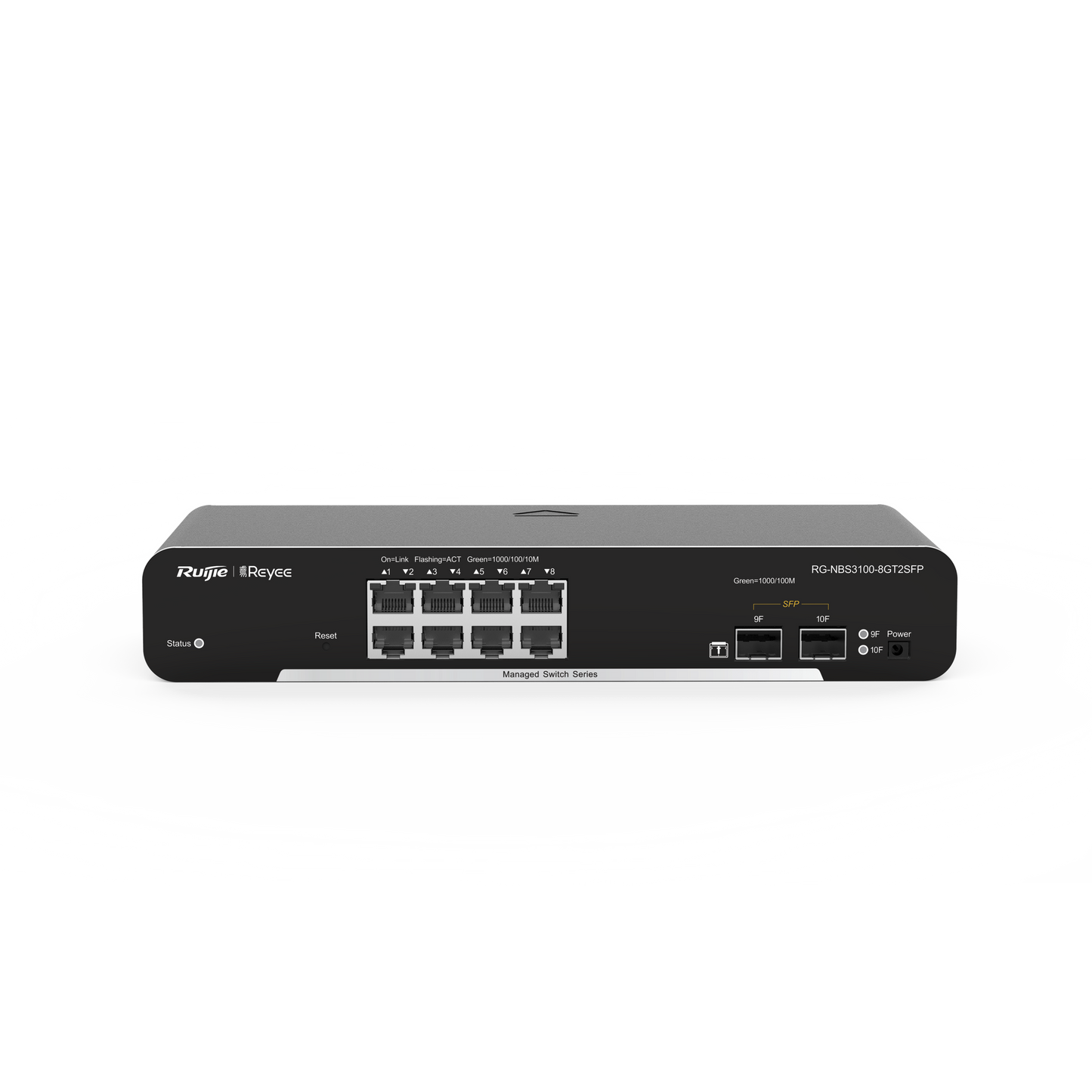 Top Quality RG-NBS3100-8GT2SFP-P, 10-Port Gigabit Layer 2 Cloud Managed PoE Switch, 125W