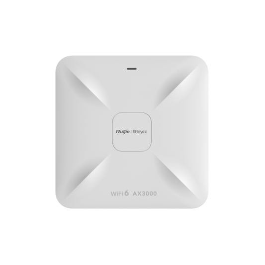 Reliable Reyee Wi-Fi 6 AX3000 High Performance Multi-G Ceiling Access Point, 160 MHz, 2.5 GE Uplink Port