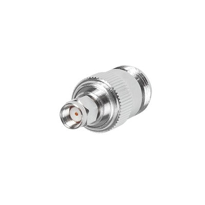 Affordable Nickel/ Gold/ PTFE., Straight Adaptor, from Reverse Polarity SMA Male to N Female Connector