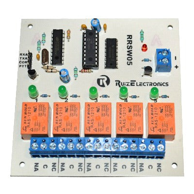 Reliable Radio decoder card for 5 switch zones.