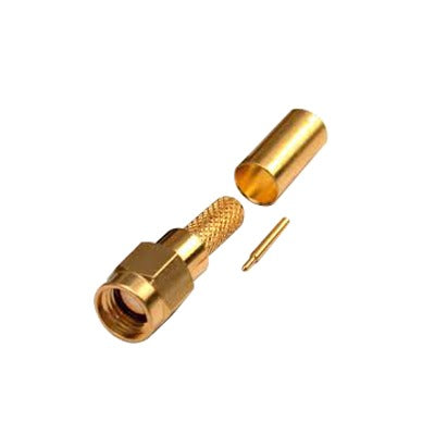 Best Gold/ Gold/ PTFE, SMA Male Connector to Crimp on RG-58/U Cable