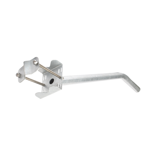 Advanced Galvanized Arm for Lamp 2" Diameter with Clamp for Post  up to 3" Diameter