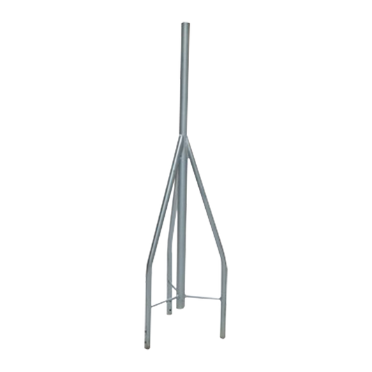 Affordable Top section for STZ-60 Tower Sections, Hot-dip Galvanized, 1 1/4" Industrial Tube with 2 3/8" Central Tube (Gauge 40)