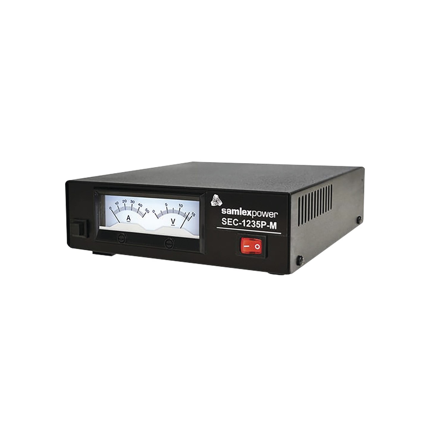 High Performance 30 Amp Switching Power Supply with Backlit Meter  120/220 VCA