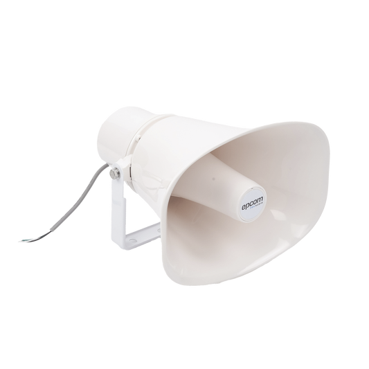 High Performance Outdoor Paging Horn Speaker | 15-30W | 100V | IP66 | ABS Body | Metal Bracket